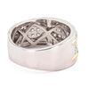 Image 3 : 0.72 ctw E to F COLOR VS1 to VS2 CLARITY Diamond 14K White and Yellow Gold Ring