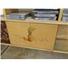 Image 8 : 3-Section Bookcase w/ Decorative Panels 102" x 18" x 84"H (contents not included), Pickup Dec. 23