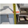 Image 8 : Rolling Warehouse Work Table w/ Undershelves 96" x 47" x 43" (contents not included)