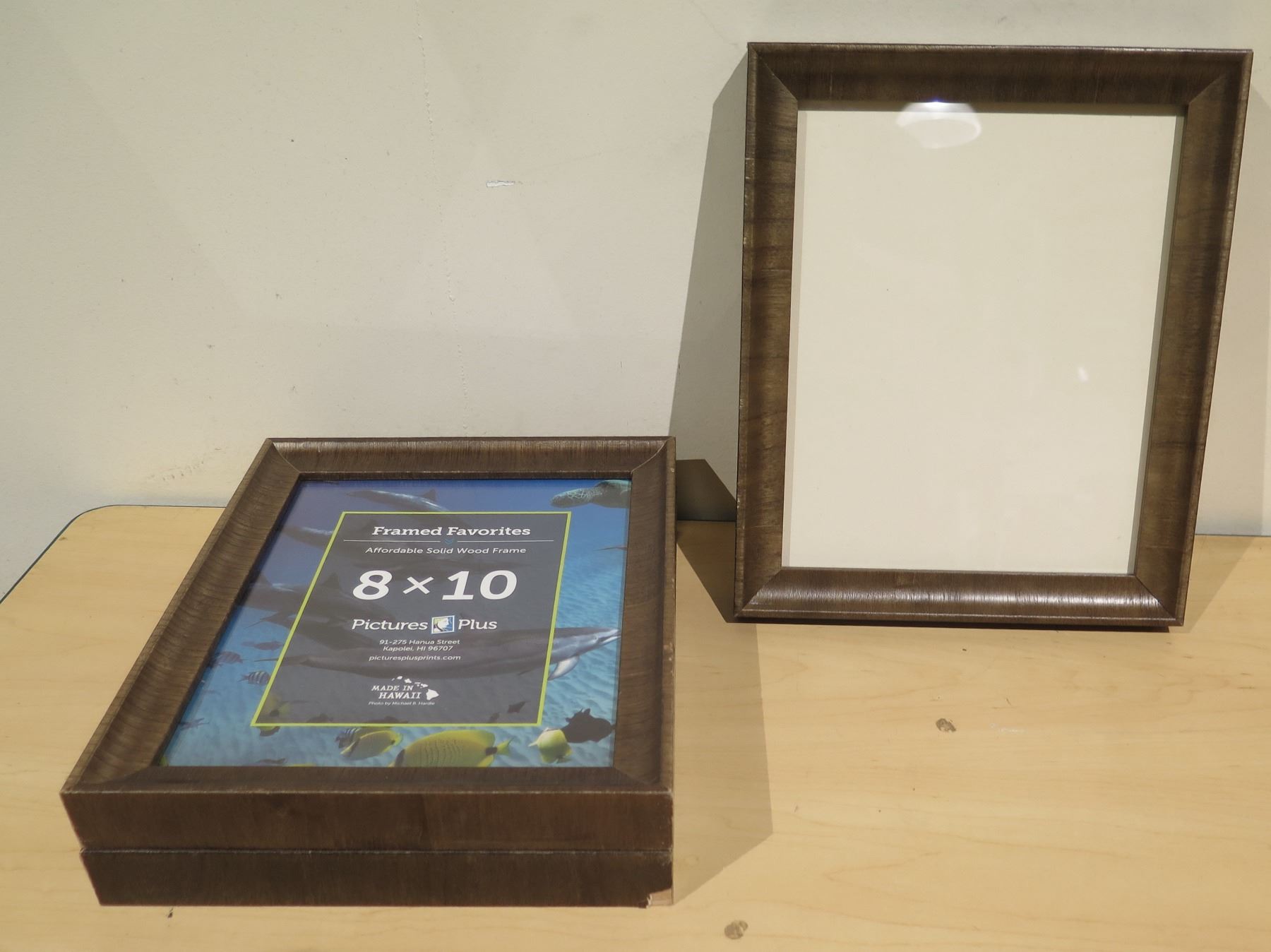 thumbnail image 2 of See-Thru Clear Shadow Box Picture Frame – 8x10 X 1.25 Deep, USA Made, Modern Style 2 of 6