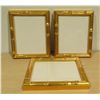Image 1 : Qty 3 Gold Frames 8" x 10"