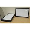 Image 1 : Qty 3 Black Wooden Frames 12" x 18"