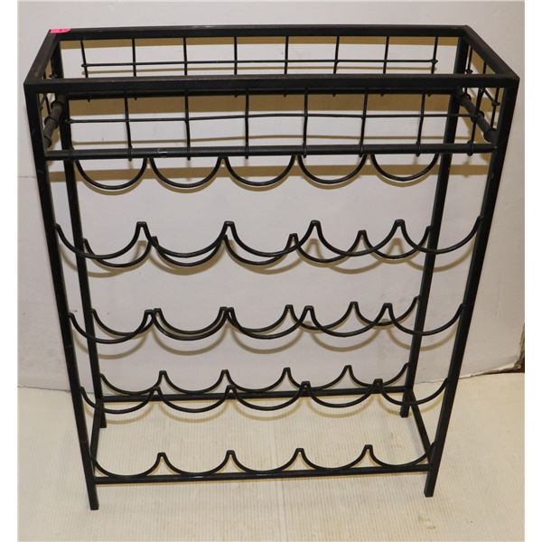 METAL WINE BOTTLE RACK