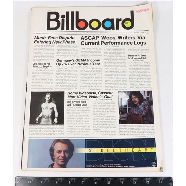 BILLBOARD MAGAZINE JULY 1976 HOT 100 TOP 200 LP'S
