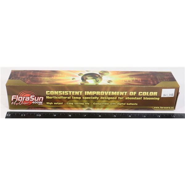 FLORASUN, 400W SINGLE ENDED HPS GROW LIGHT BULB
