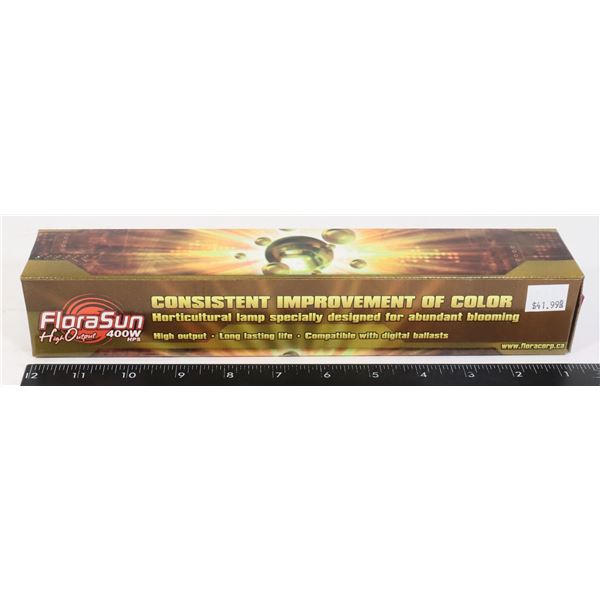 FLORASUN, 600W SINGLE ENDED HPS GROW LIGHT BULB