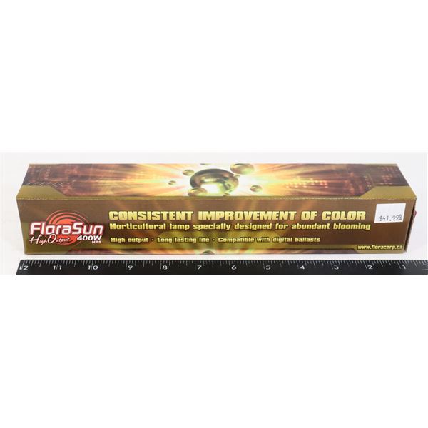 FLORASUN, 600W SINGLE ENDED HPS GROW LIGHT BULB