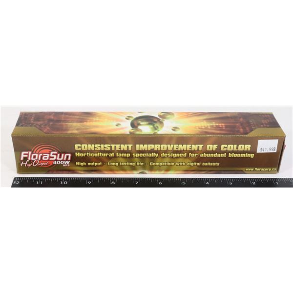 FLORASUN, 600W SINGLE ENDED HPS GROW LIGHT BULB