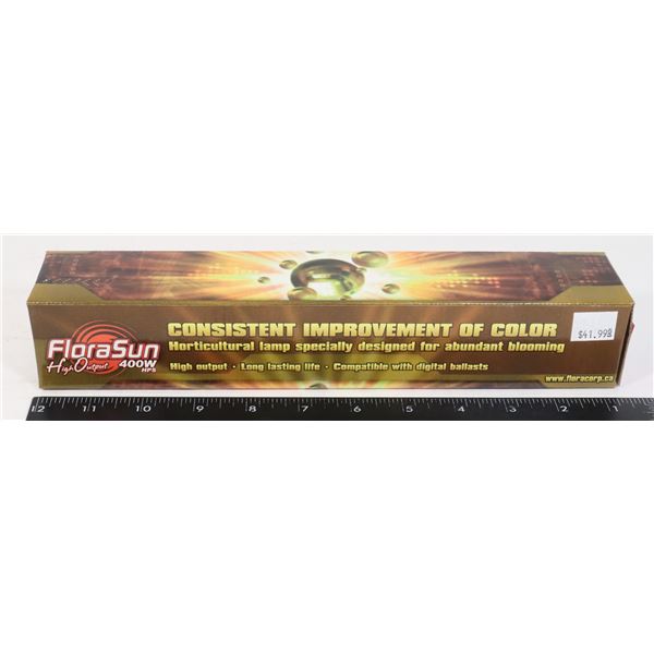 FLORASUN, 600W SINGLE ENDED HPS GROW LIGHT BULB