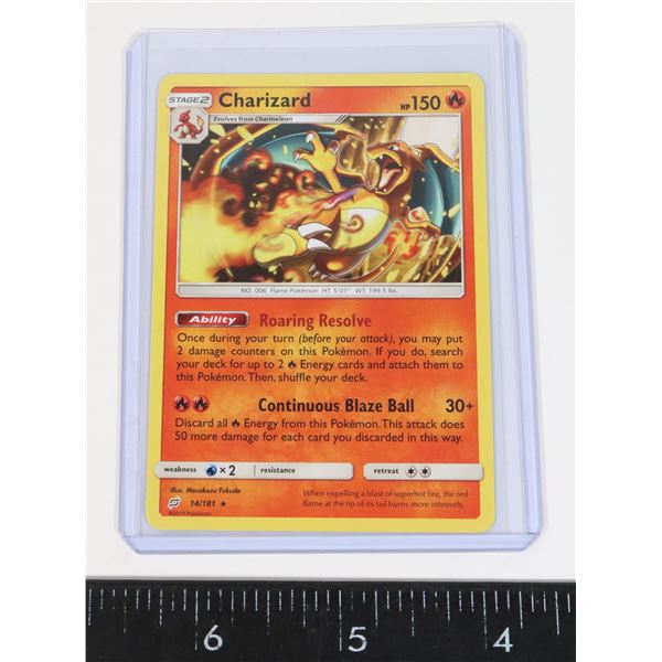 2019 GENUINE POKEMON CHARIZARD 14/181 M/NM CARD