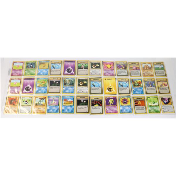 x54 OLD GENUINE 1995,96,98 POKEMON CARDS, M/NM