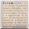 Image 1 : "DREAM" WALL HANGING