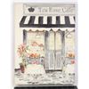 Image 1 : "TEA ROSE CAFE" MOUNTED ART BY KATHRYN WHITE