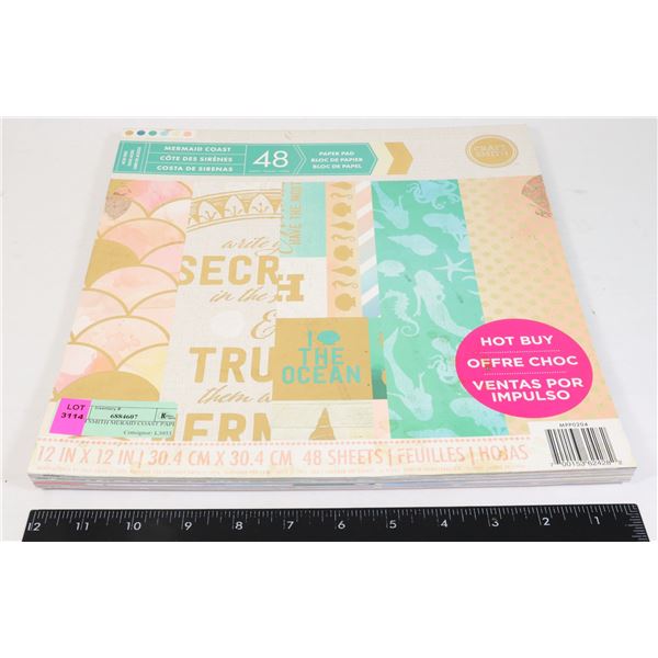 CRAFTSMITH MERMAID COAST PAPER PAD