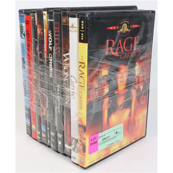 THE RAGE & ASSORTED DVD'S