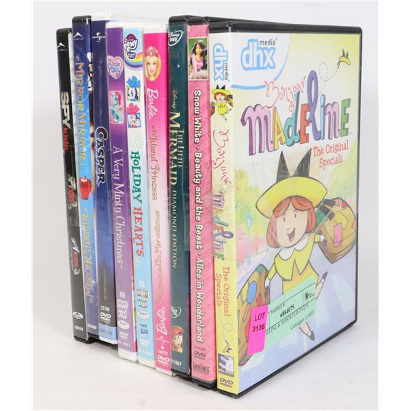 MADELINE & ASSORTED DVD'S