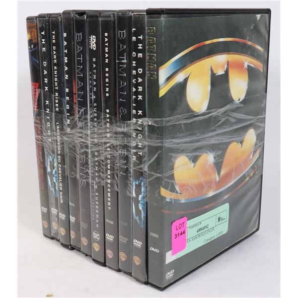 BATMAN ASSORTED DVD'S