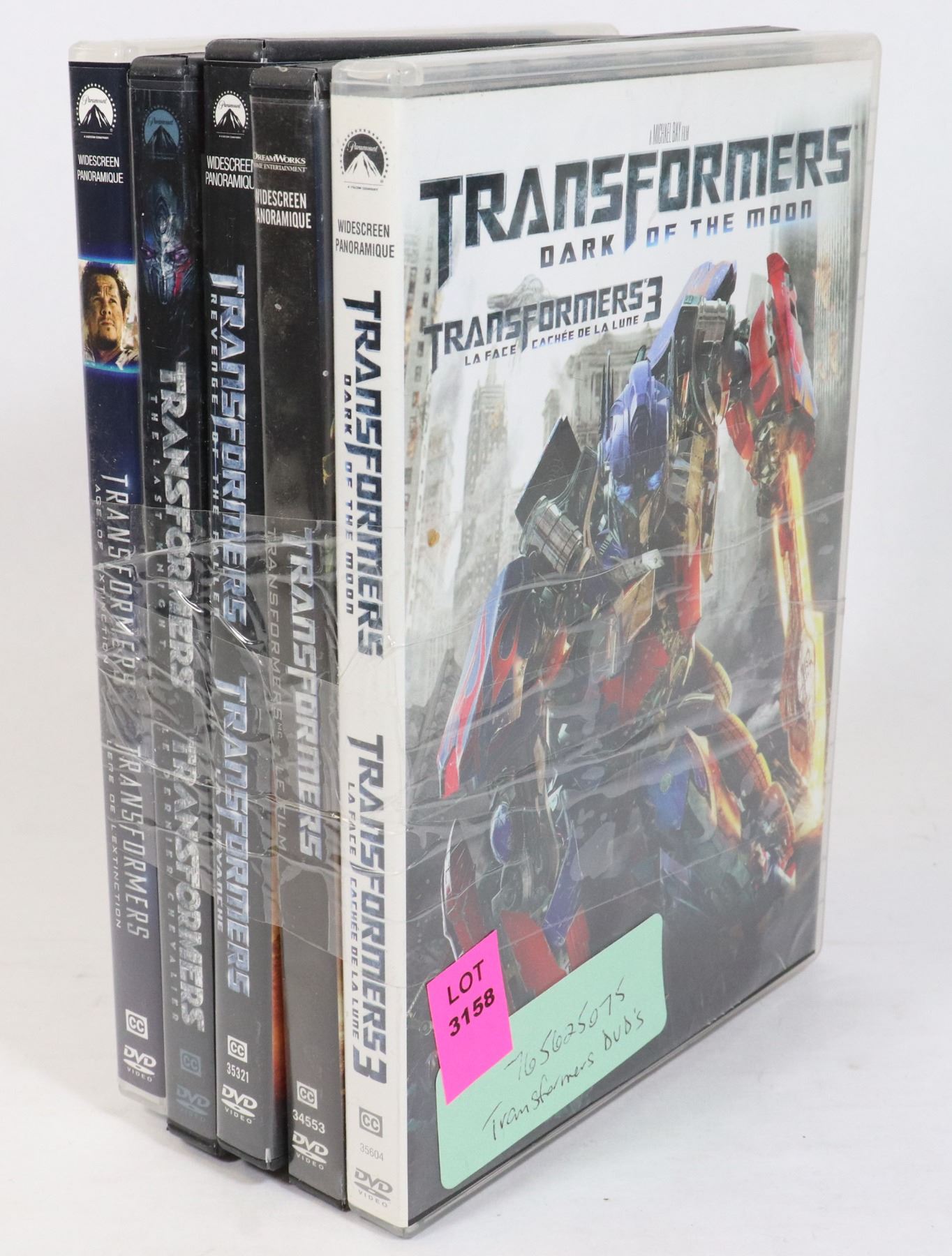 TRANSFORMERS DVD'S