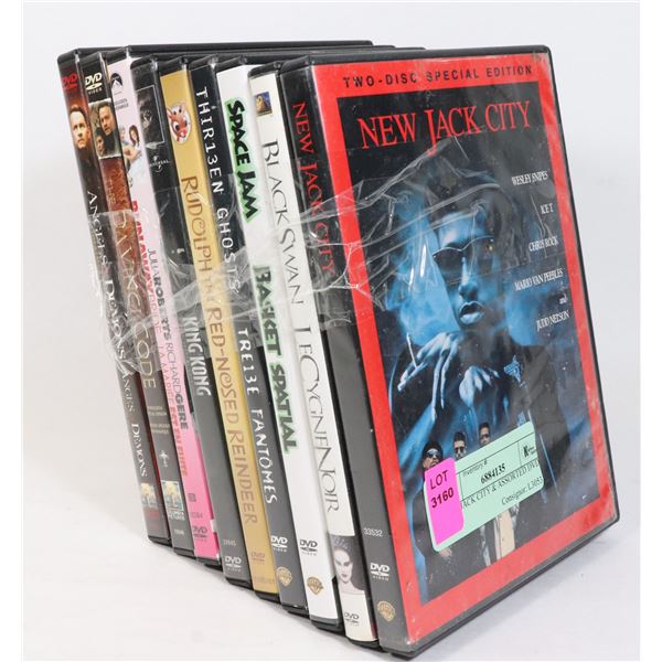 NEW JACK CITY & ASSORTED DVD'S