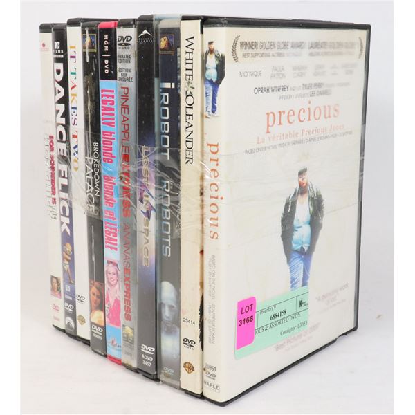 PRECIOUS & ASSORTED DVD'S