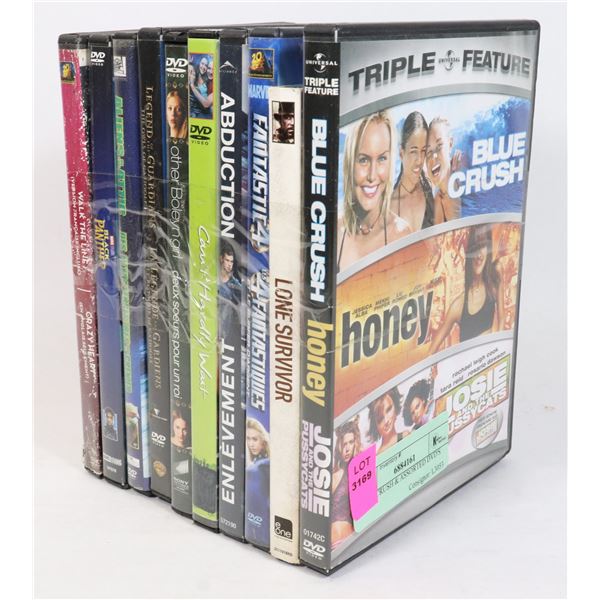 BLUE CRUSH & ASSORTED DVD'S