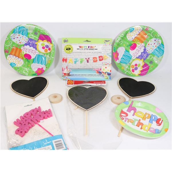 BIRTHDAY DECORATIONS