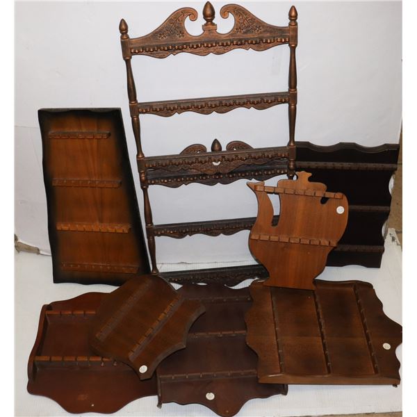 LOT OF COLLECTIBLE VINTAGE SPOON HOLDERS