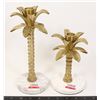 Image 1 : PALM TREE CANDLE HOLDERS