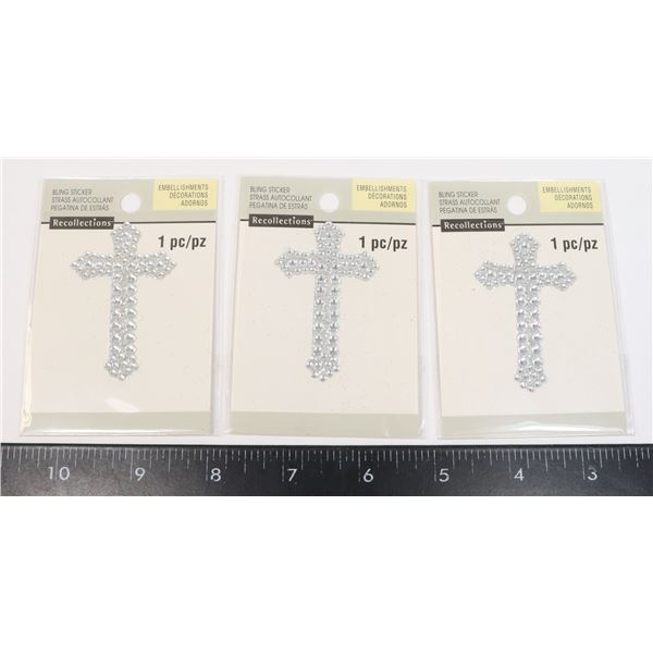 CROSS BLING STICKERS