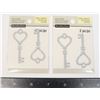 Image 1 : ANTIQUE KEY BLING STICKERS