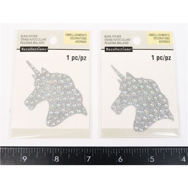 UNICORN BLING STICKERS