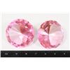 Image 1 : DECORATIVE 3" PINK DIAMOND SHAPE DECOR PIECES