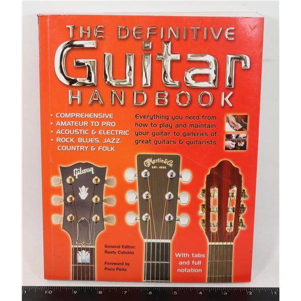 THE DEFINITIVE GUITAR HANDBOOK