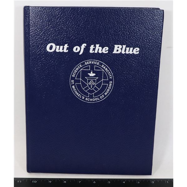 1953-1973 OUT OF THE BLUE NURSING BOOK