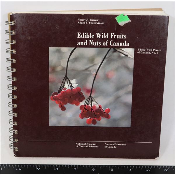 EDIBLE WILD FRUITS & NUTS OF CANADA BOOK