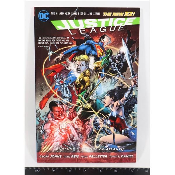 JUSTICE LEAGUE VOL 3 THRONE OF ATLANTAS, NEW