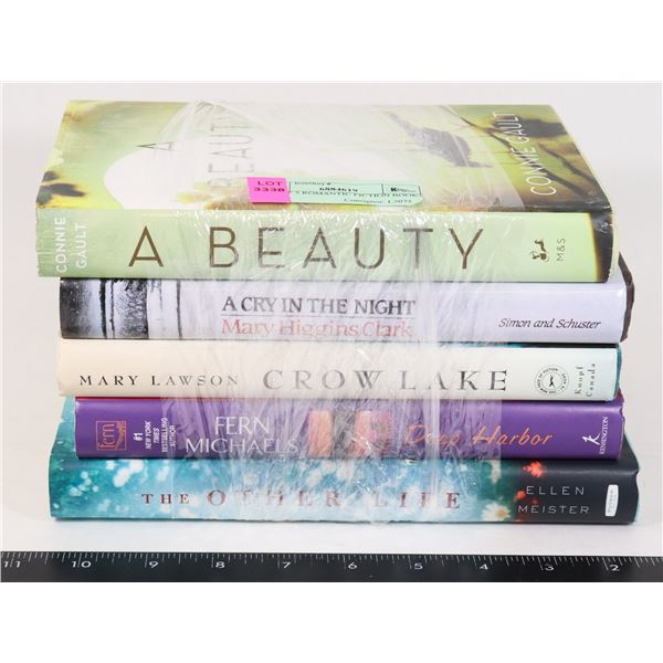 LOT OF 5 ROMANTIC FICTION BOOKS