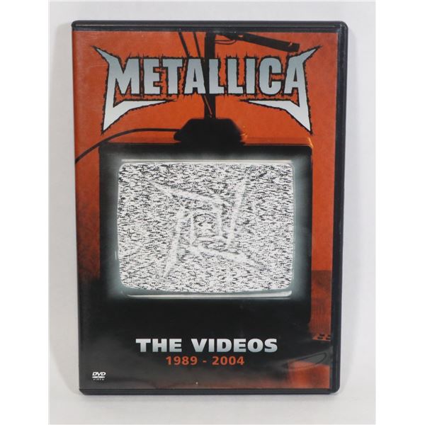 METALLICA THE VIDEOS 1989-2004 DVD