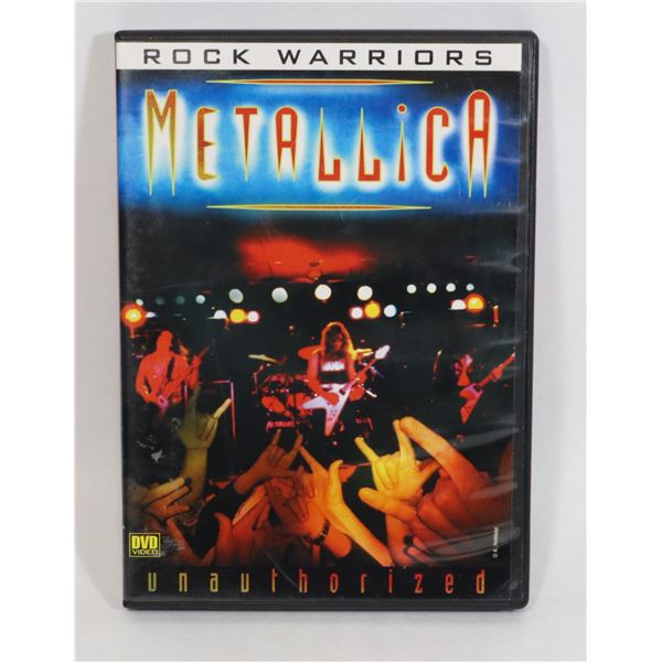 ROCK WARRIORS METALLICA UNAUTHORIZED DVD