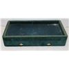 Image 1 : LARGE GREEN VELVET JEWELRY ORGANIZER