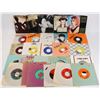 Image 1 : (LOT OF 25) ROCK/POP VINYL RECORDS - 7" SINGLES