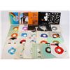Image 1 : (LOT OF 25) ROCK/POP VINYL RECORDS - 7" SINGLES