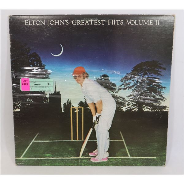 ELTON JOHN'S GREATEST HITS VOLUME II