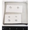 Image 1 : ESTATE LOT OF VARIOUS NEW CUBIC ZIRCONIA EARRINGS