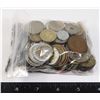 Image 2 : 2.5 POUNDS BAG OF VARIOUS OLD WORLD COINS ETC.