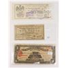 Image 1 : LOT OF 3 OLD EARLY 1900's MEXICAN BANK NOTES