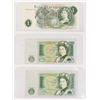 Image 1 : x3 VARIOUS OLD GREAT BRITAIN 1 POUND NOTES