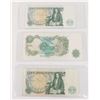 Image 2 : x3 VARIOUS OLD GREAT BRITAIN 1 POUND NOTES
