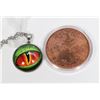 Image 3 : 1-OZ DRAGON COPPER ROUND IN CAPSULE WITH EASEL