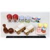 Image 1 : 6 SETS COLLECTIBLE SALT AND PEPPER SHAKERS